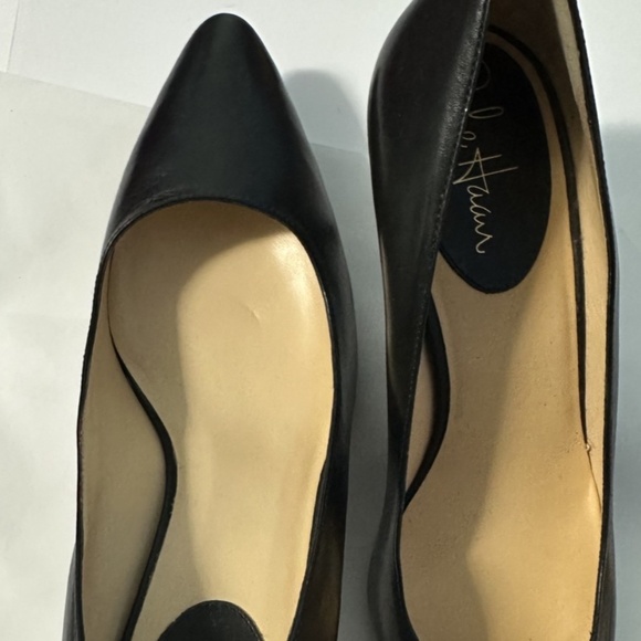 New Cole Haan High Heels Size 9 B Black Leather Pumps with Nike Air - Never Worn - Picture 2 of 11